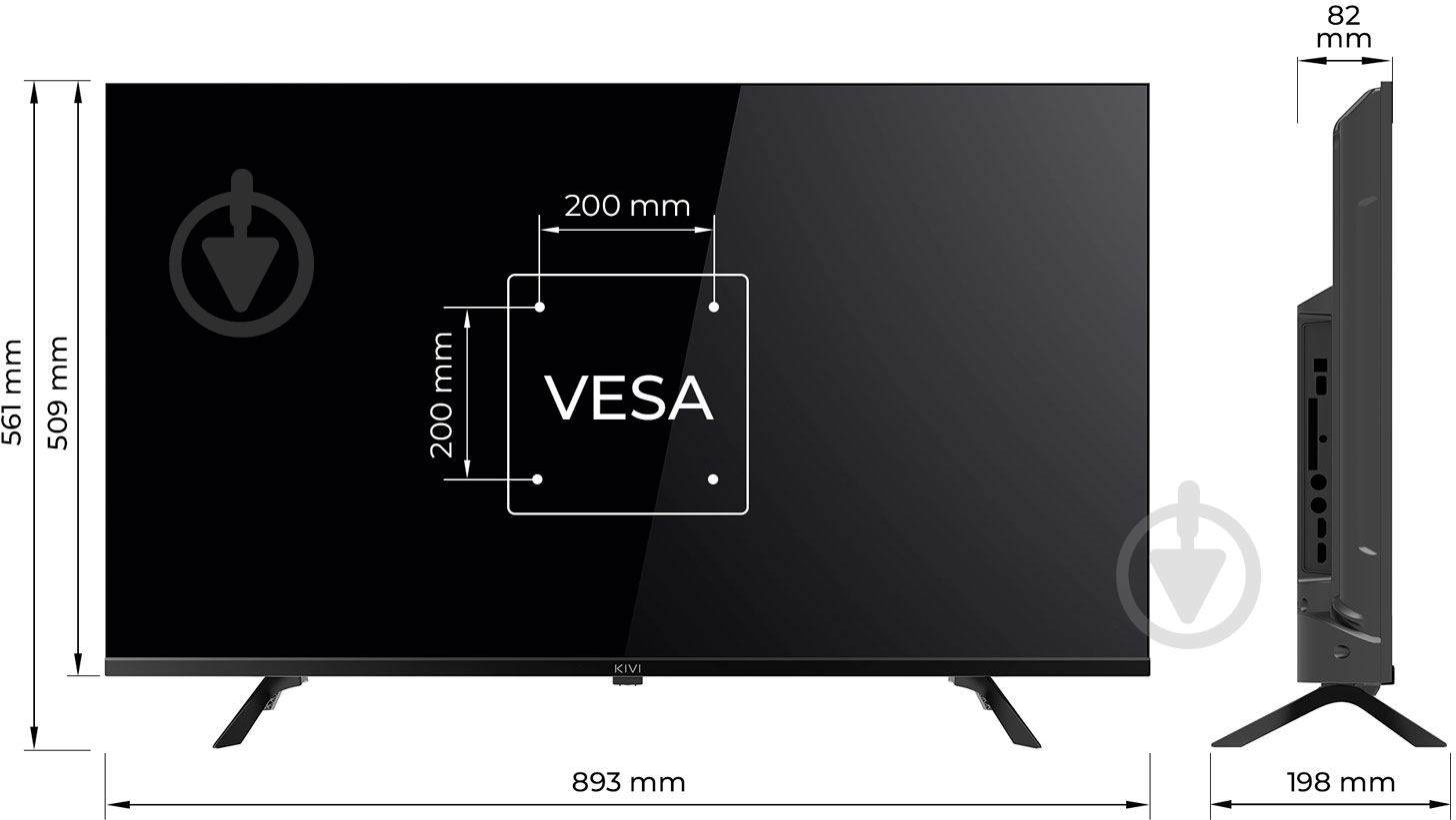 ВИТРИНА! Телевизор Kivi 40F730QB - фото 8