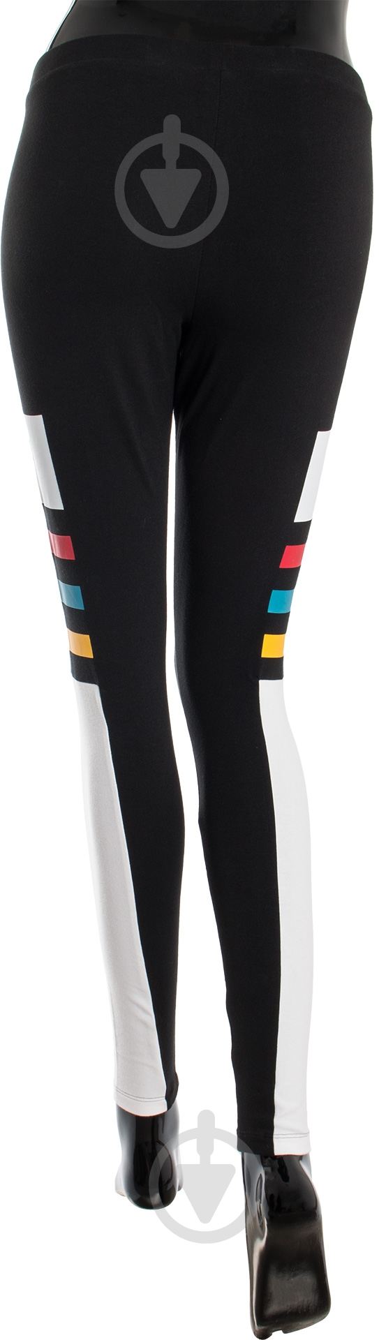 Лосины Adidas Graphic Stripe Leggings Womens AY6757 р.34 черный - фото 4