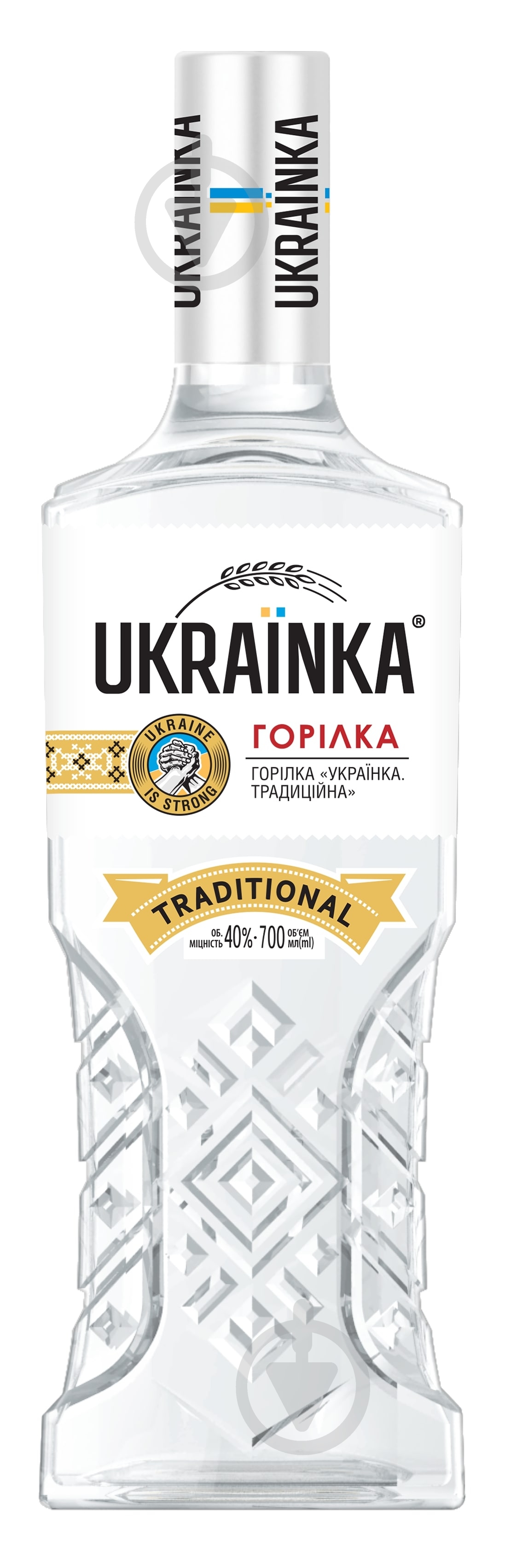 Водка Ukrainka Platinum 0,7 л - фото 1