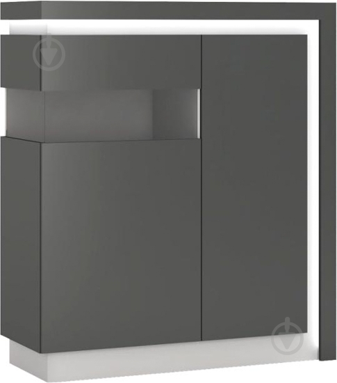 Витрина Meble Wojcik LYON LYOV04 L 2D платинум - фото 1 Витрина Meble Wojcik LYON LYOV04 L 2D платинум - фото 1