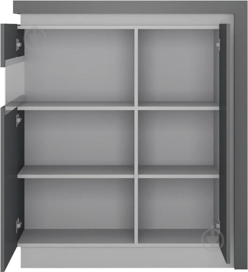 Витрина Meble Wojcik LYON LYOV04 L 2D платинум - фото 2 Витрина Meble Wojcik LYON LYOV04 L 2D платинум - фото 2