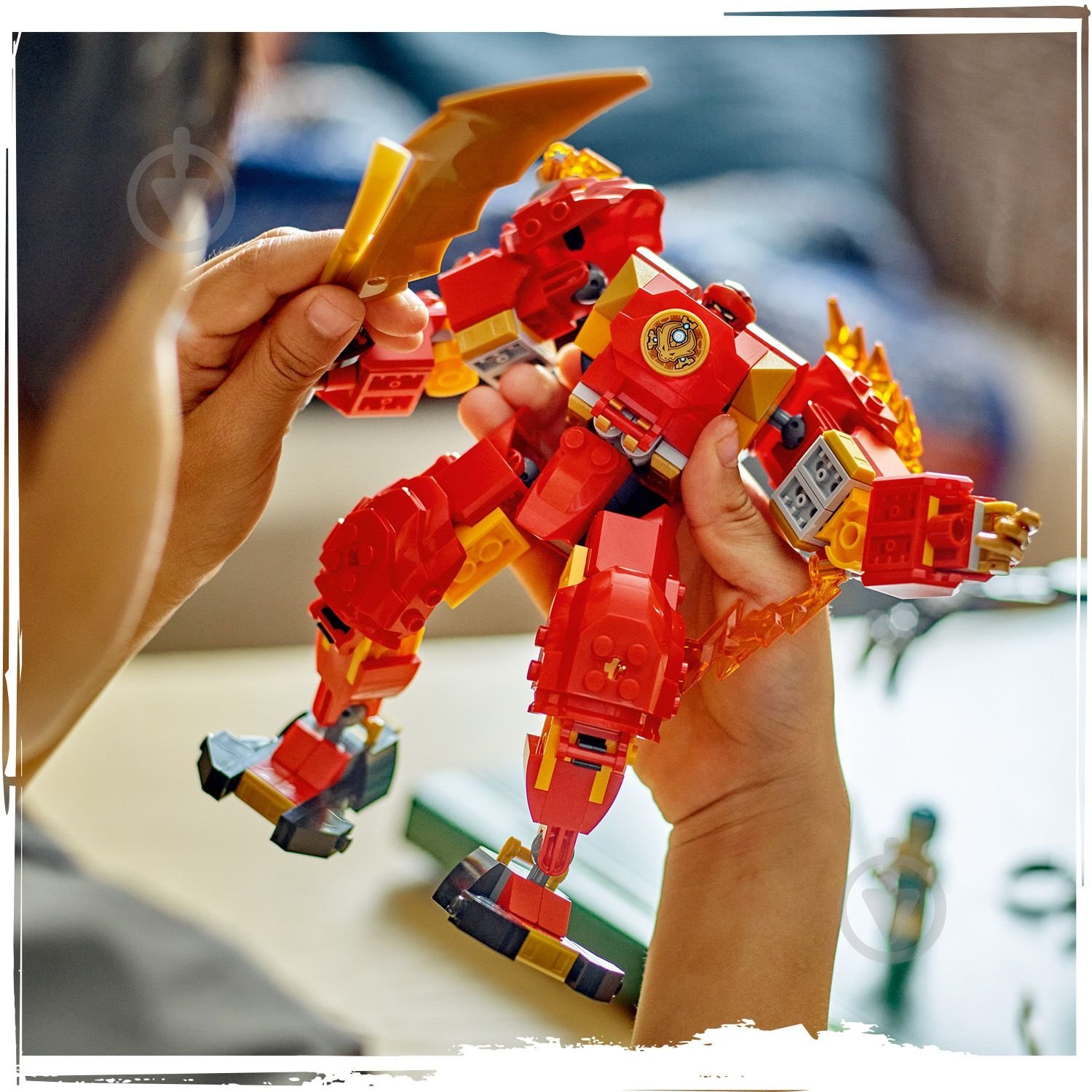 Конструктор LEGO NINJAGO Робот вогняної стихії Кая 71808 - фото 8