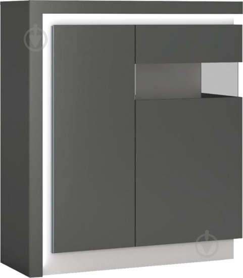 Витрина Meble Wojcik LYON LYOV04 P 2D платинум - фото 1 Витрина Meble Wojcik LYON LYOV04 P 2D платинум - фото 1