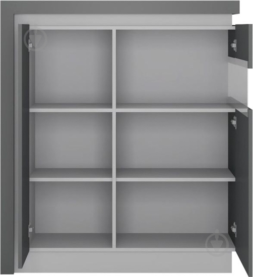 Витрина Meble Wojcik LYON LYOV04 P 2D платинум - фото 2 Витрина Meble Wojcik LYON LYOV04 P 2D платинум - фото 2