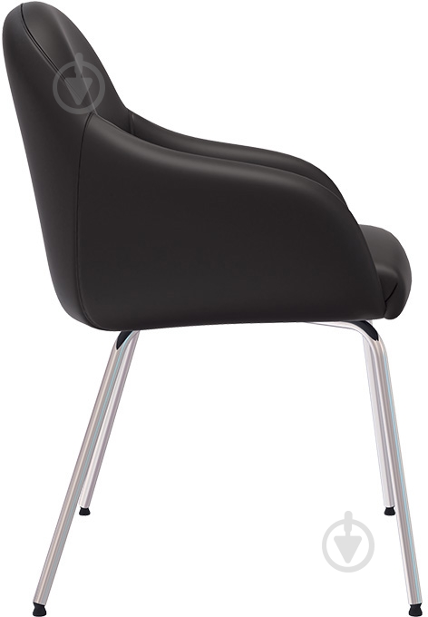 Кресло Nowy Styl WAIT 4L CHROME черный - фото 3