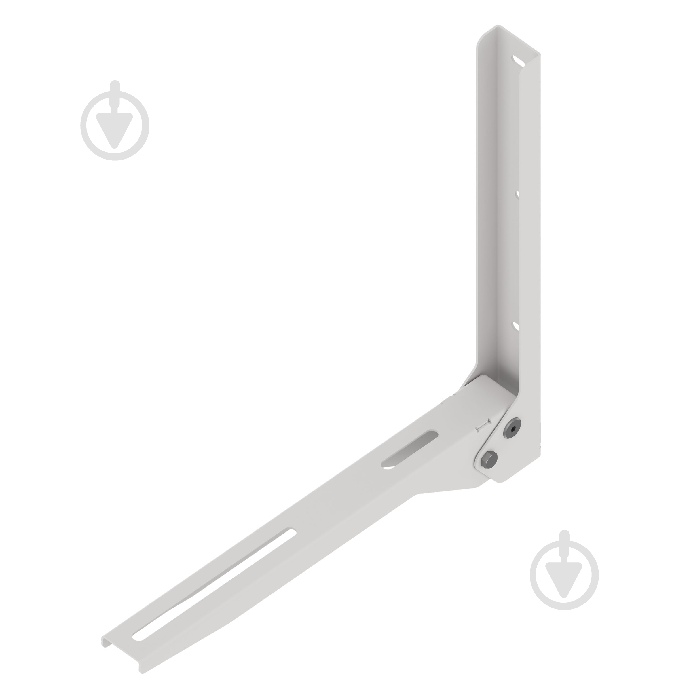 Кронштейн для наружного блока кондиционера WACB-45 450х450х50 мм белый - фото 4