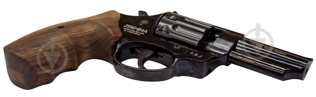 Револьвер Profi флобера нарізний PROFI-3" (чорний / дерево) - фото 3