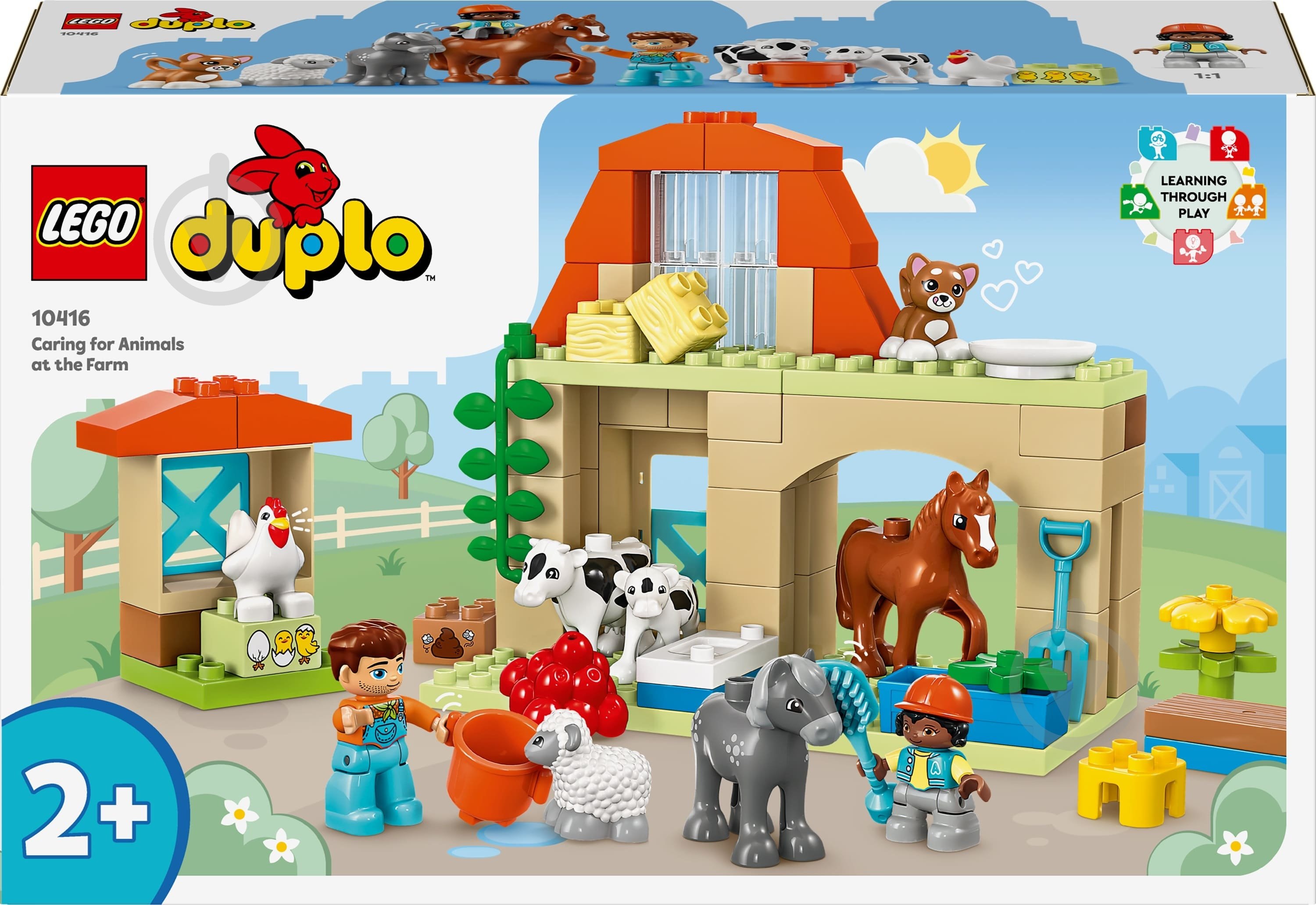 Конструктор LEGO DUPLO Догляд за тваринами на фермі 10416 - фото 1