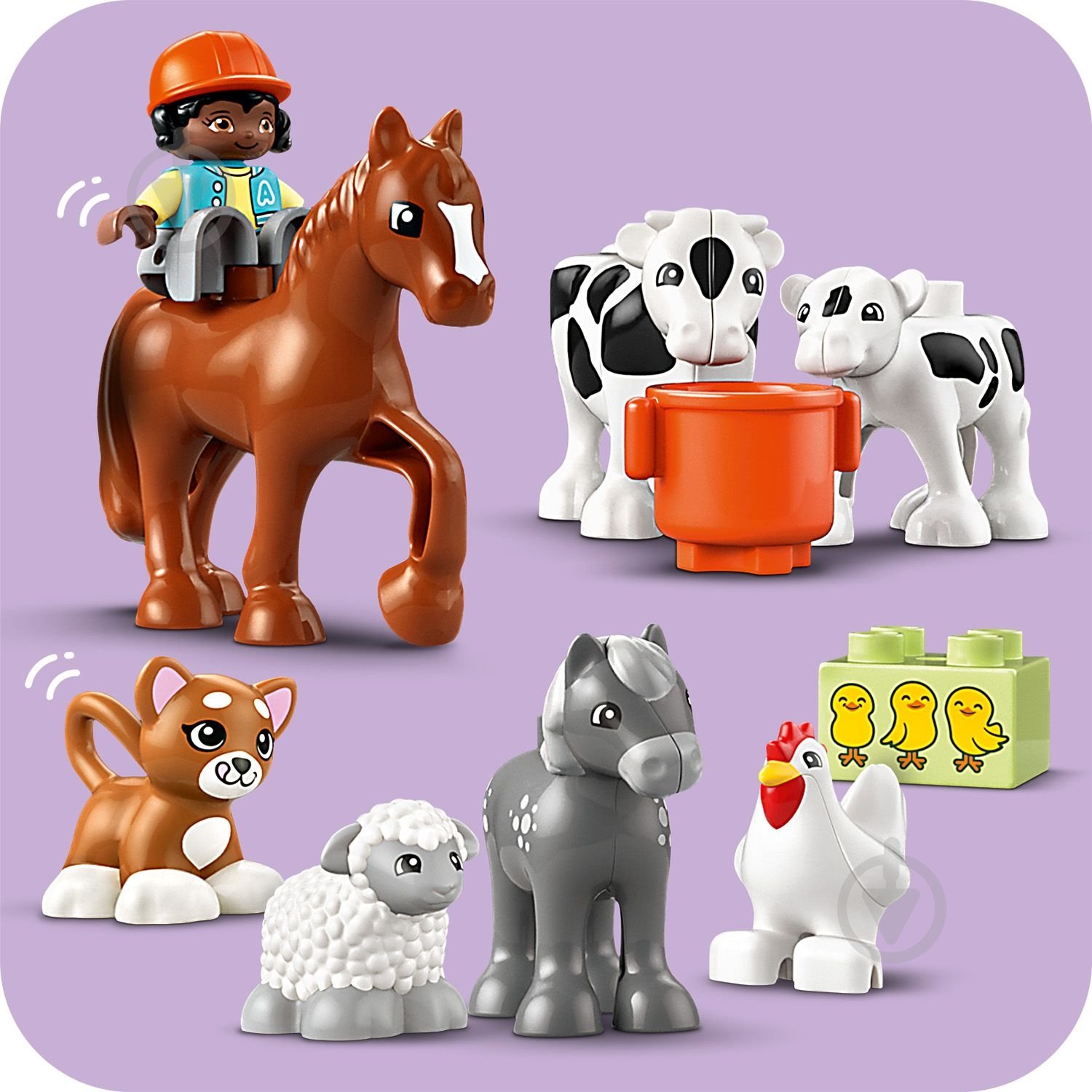 Конструктор LEGO DUPLO Догляд за тваринами на фермі 10416 - фото 7
