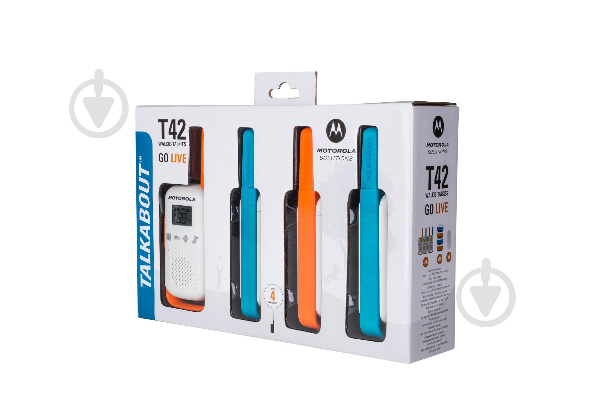 Рація Motorola Talkabout T42 Quad Pack - фото 4 Рація Motorola Talkabout T42 Quad Pack - фото 4