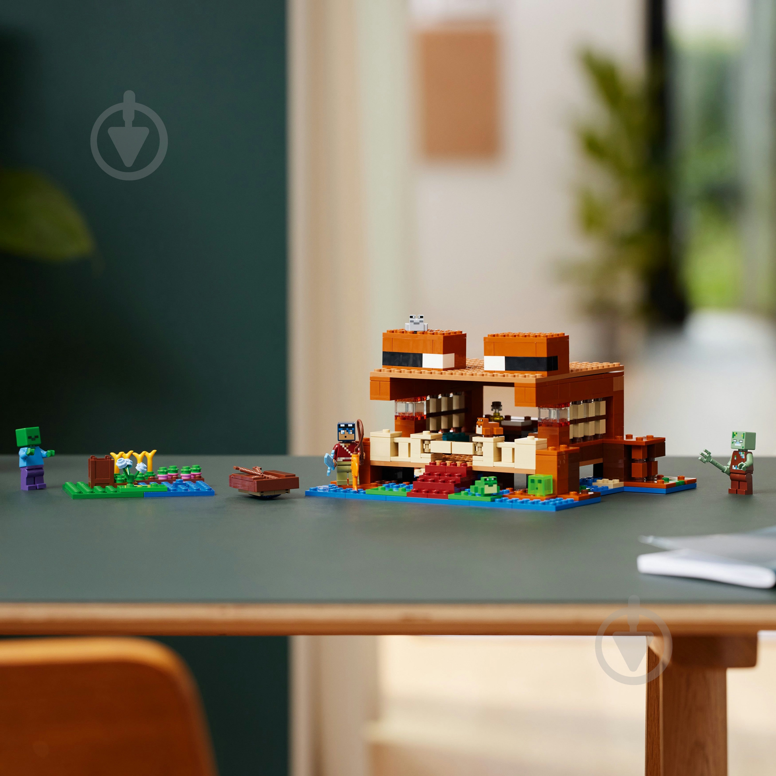 Конструктор LEGO Minecraft Дом в форме лягушки 21256 - фото 6 Конструктор LEGO Minecraft Дом в форме лягушки 21256 - фото 6
