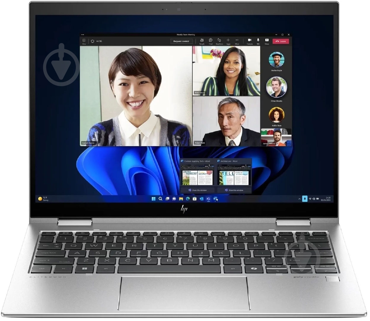 Ноутбук HP EliteBook x360 830-G11 13,3" (8A4U9EA) silver - фото 1