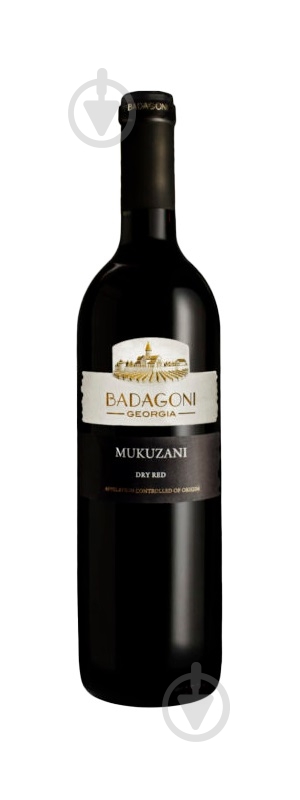 Вино BADAGONI Мукузани красное сухое 750 мл - фото 1