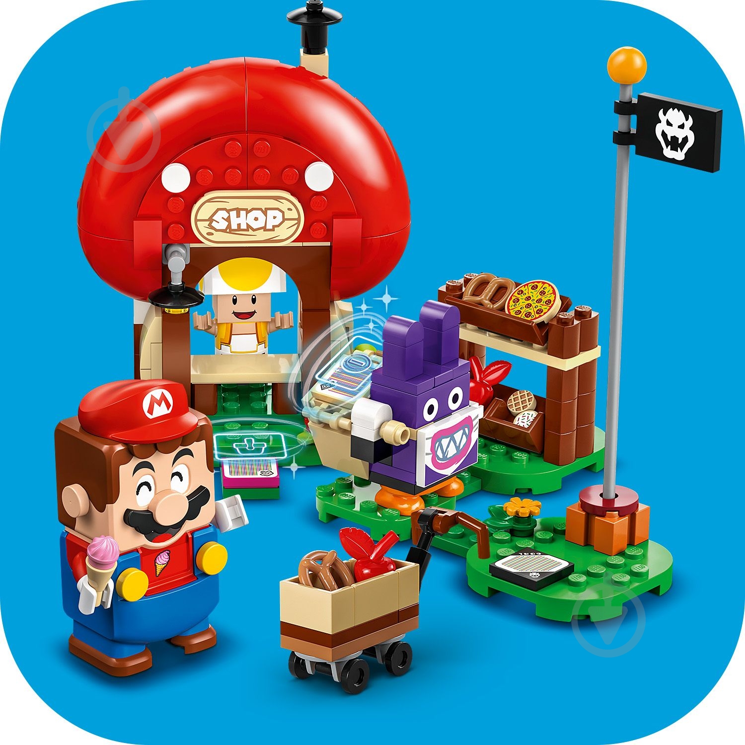 Конструктор LEGO Super Mario Nabbit в магазине Toad. Дополнительный набор 71429 - фото 7