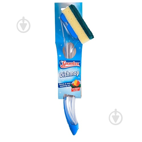 Щетка универсальная с дозатором для моющего средства Dishmop SPONTEX - фото 1