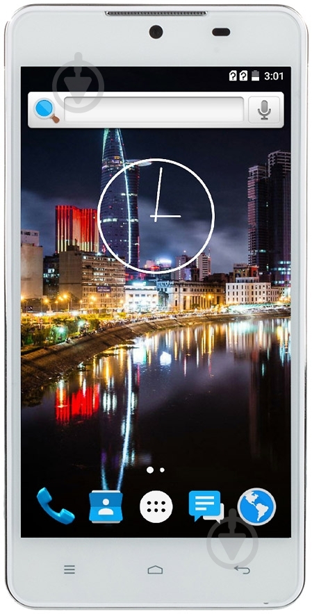 Смартфон Bravis TREND 1/8GB white - фото 1