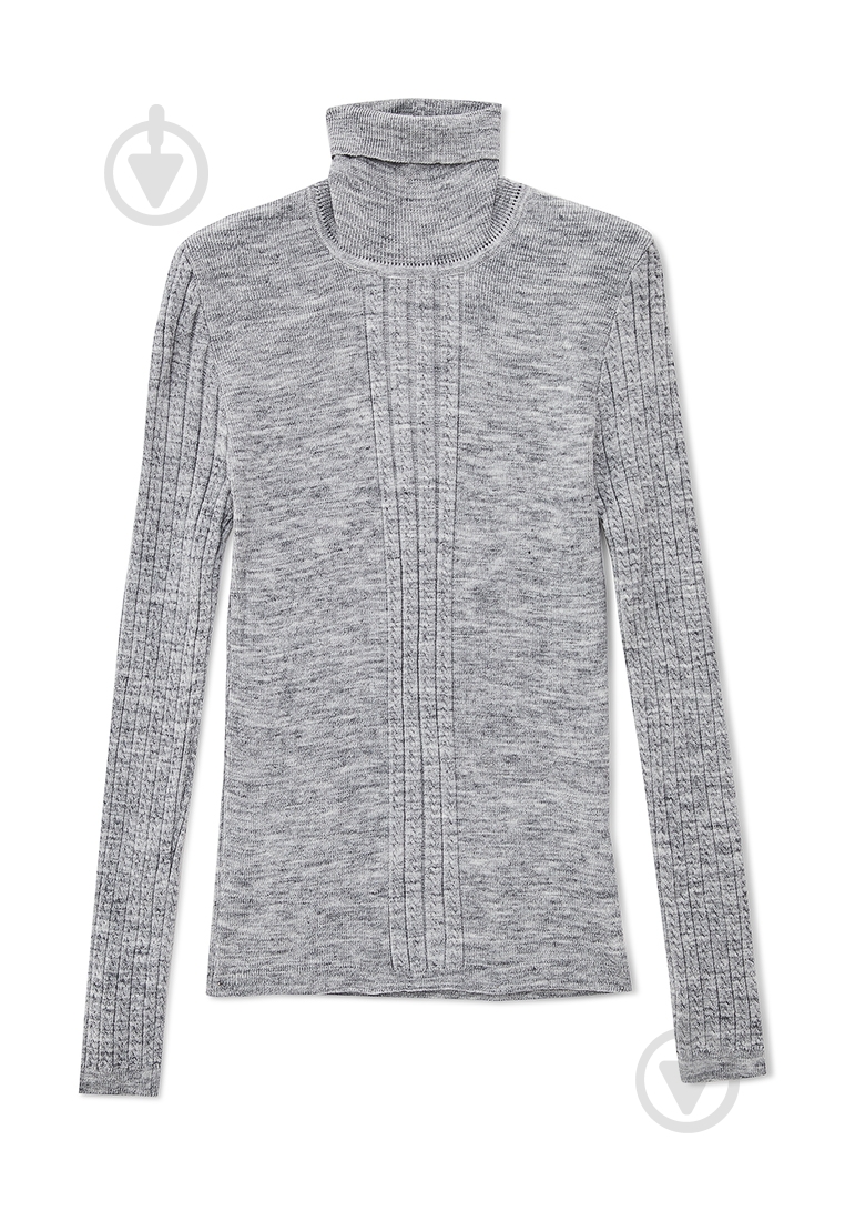 Гольф для девочки ART KNIT Pretty р.164 светло-серый - фото 1