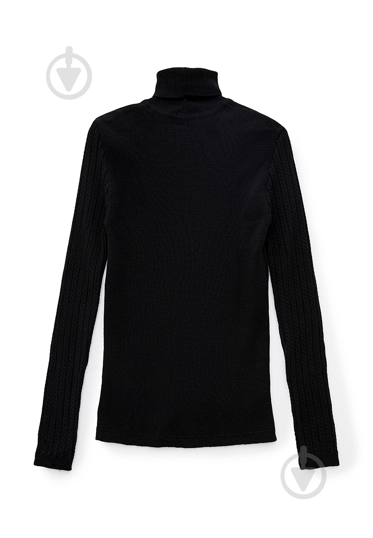 Гольф для девочки ART KNIT Pretty р.164 черный антрацит - фото 2