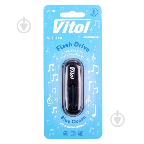Ароматизатор на дефлектор Vitol Blue Ocean VFD01 - фото 1