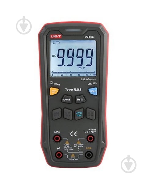 Мультиметр цифровий UNI-T UT-60S з детектором напруги і термопарою 12-1160 - фото 1