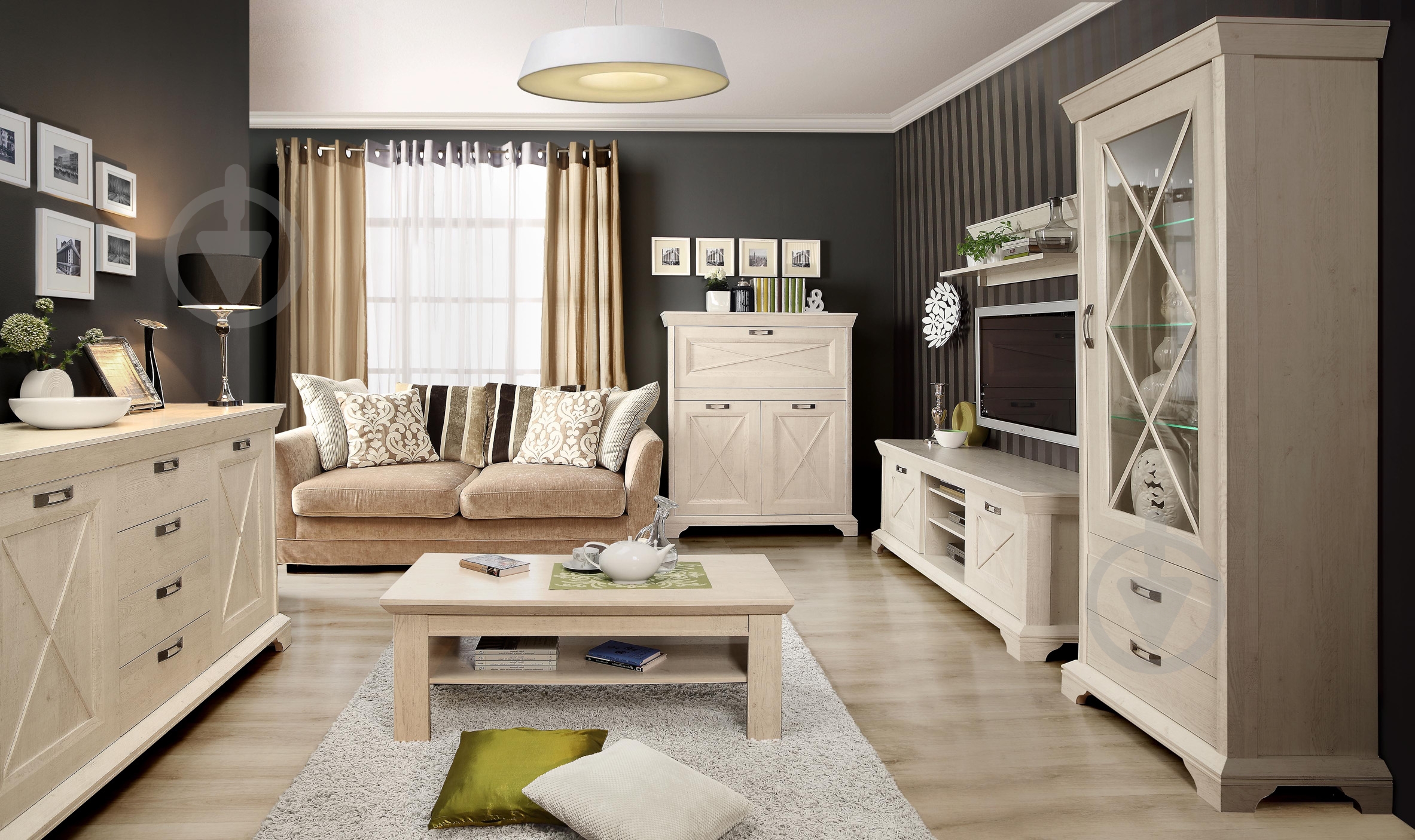 Комод Forte Meble KASHMIR KSMK26 пиния белая/пиния белая - фото 4