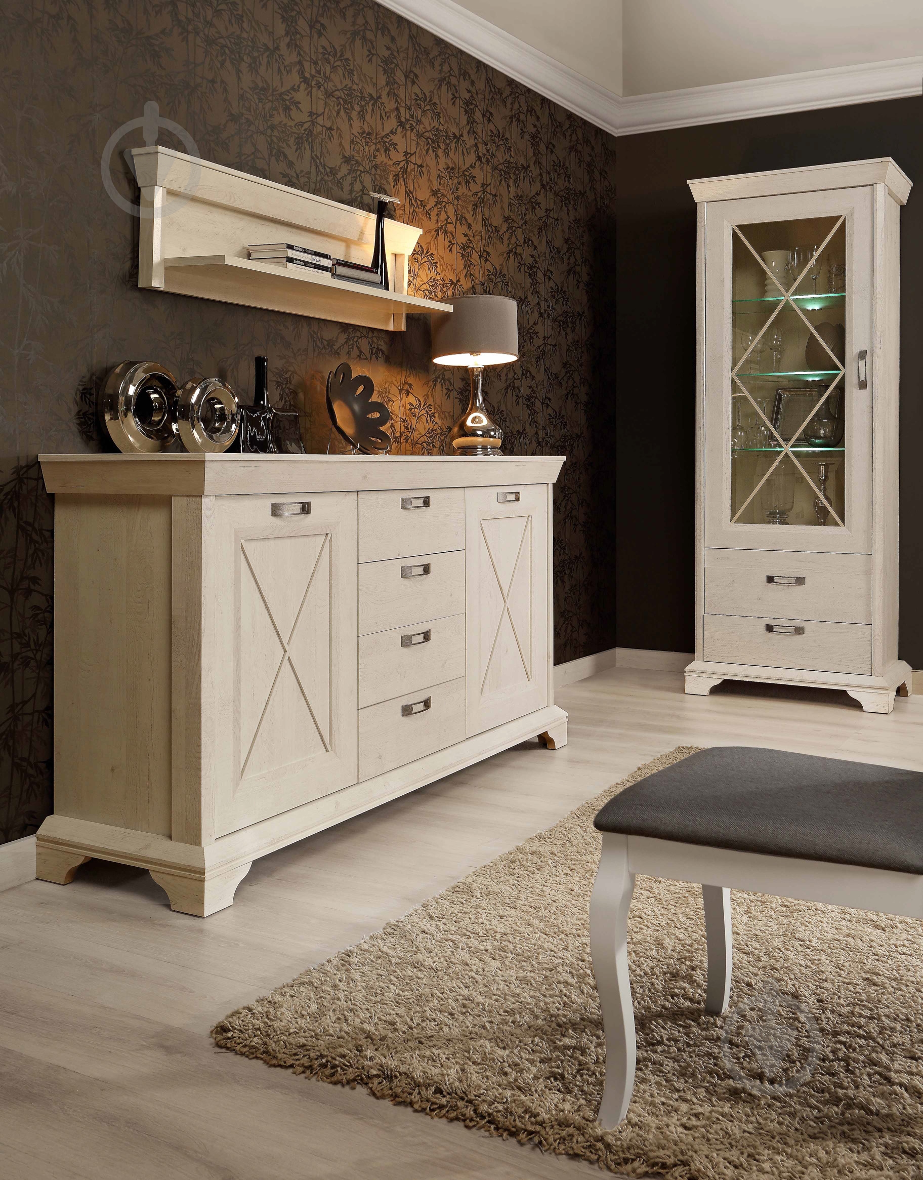 Комод Forte Meble KASHMIR KSMK26 пиния белая/пиния белая - фото 3