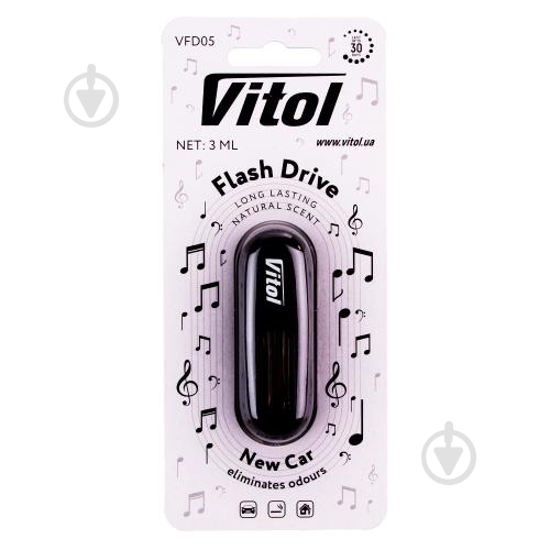 Ароматизатор на дефлектор Vitol New car VFD05 - фото 1 Ароматизатор на дефлектор Vitol New car VFD05 - фото 1