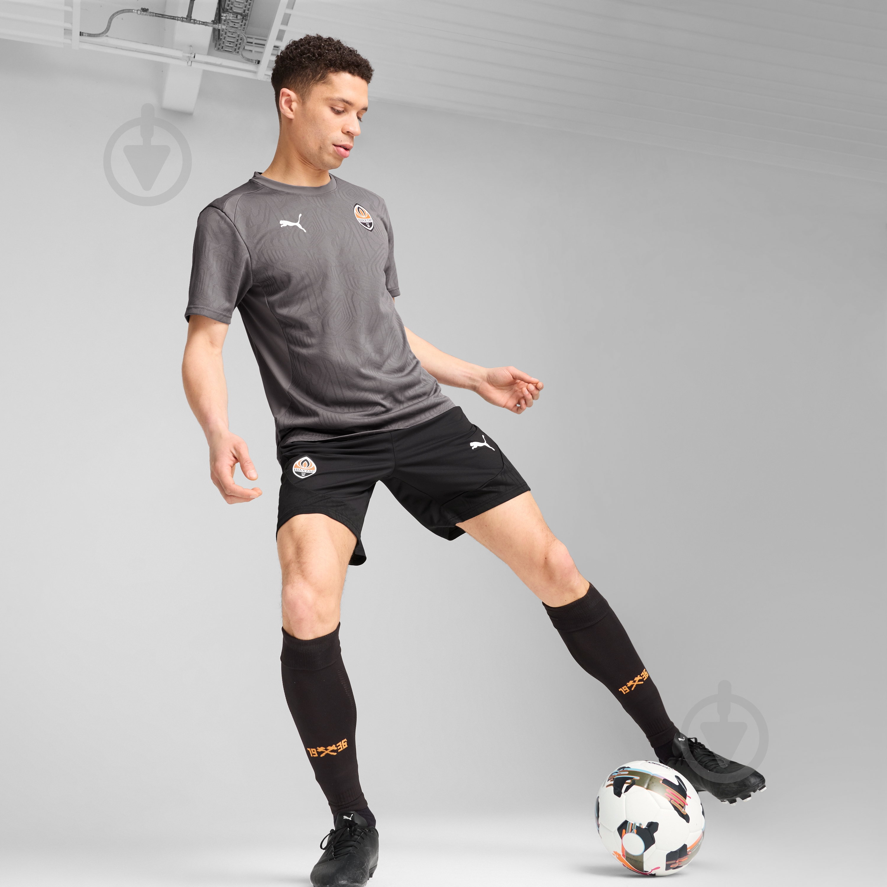 Футболка Puma FCSD TRAINING JERSEY PRO 77785305 р.XL серый - фото 5