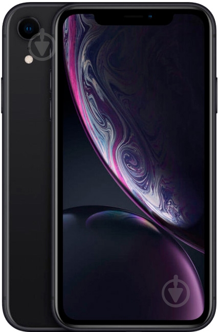 Смартфон Apple iPhone Xr 64GB black (MRY42FS/A) - фото 1 Смартфон Apple iPhone Xr 64GB black (MRY42FS/A) - фото 1