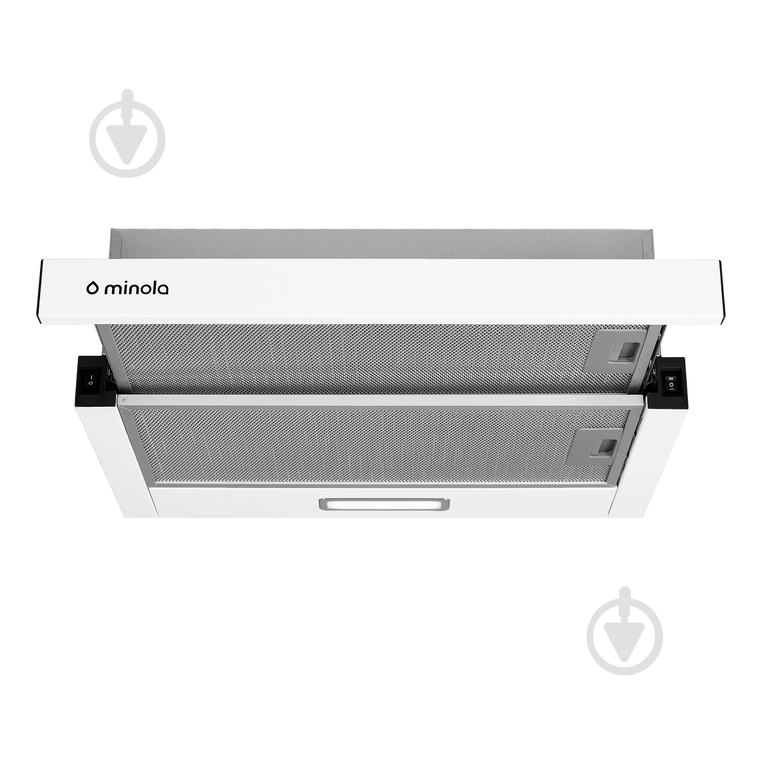 Витяжка Minola HTL 514 WH LED телескопічна - фото 1