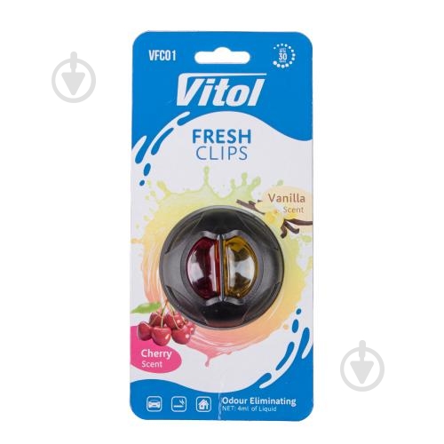 Ароматизатор підвісний Vitol Cherry + Vanilla VFC01 - фото 1
