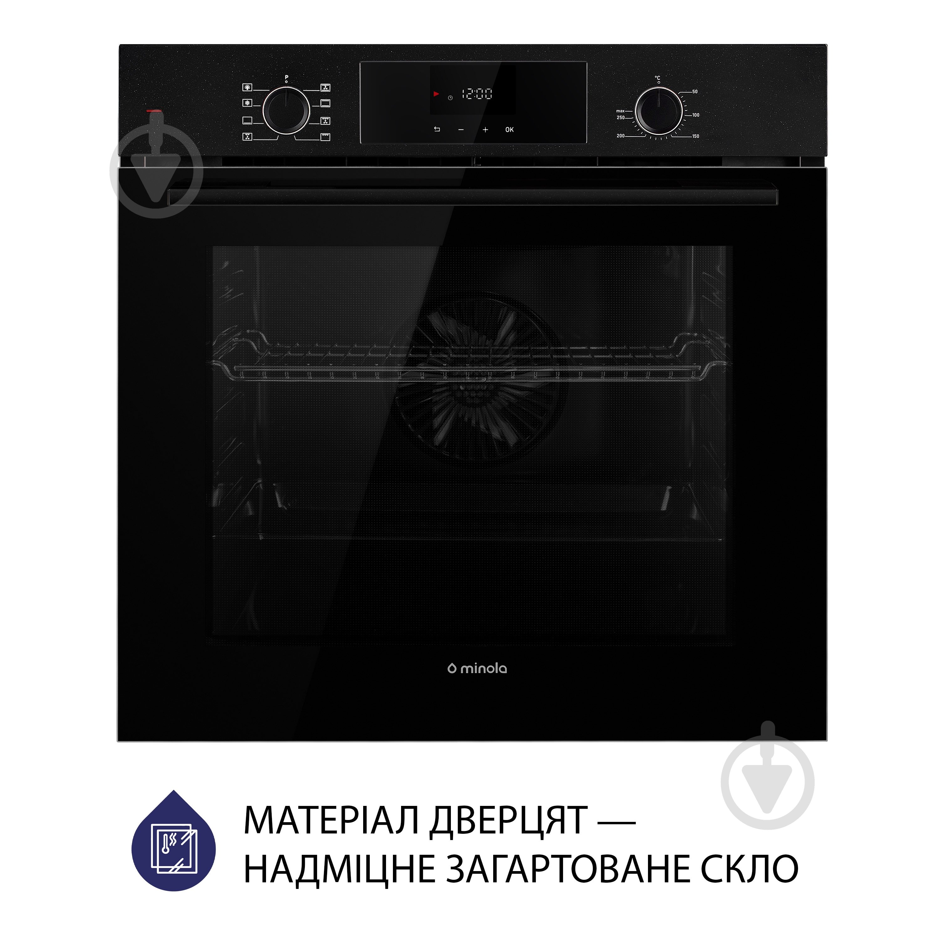 Духовой шкаф Minola EOD 6804 Midnight - фото 2