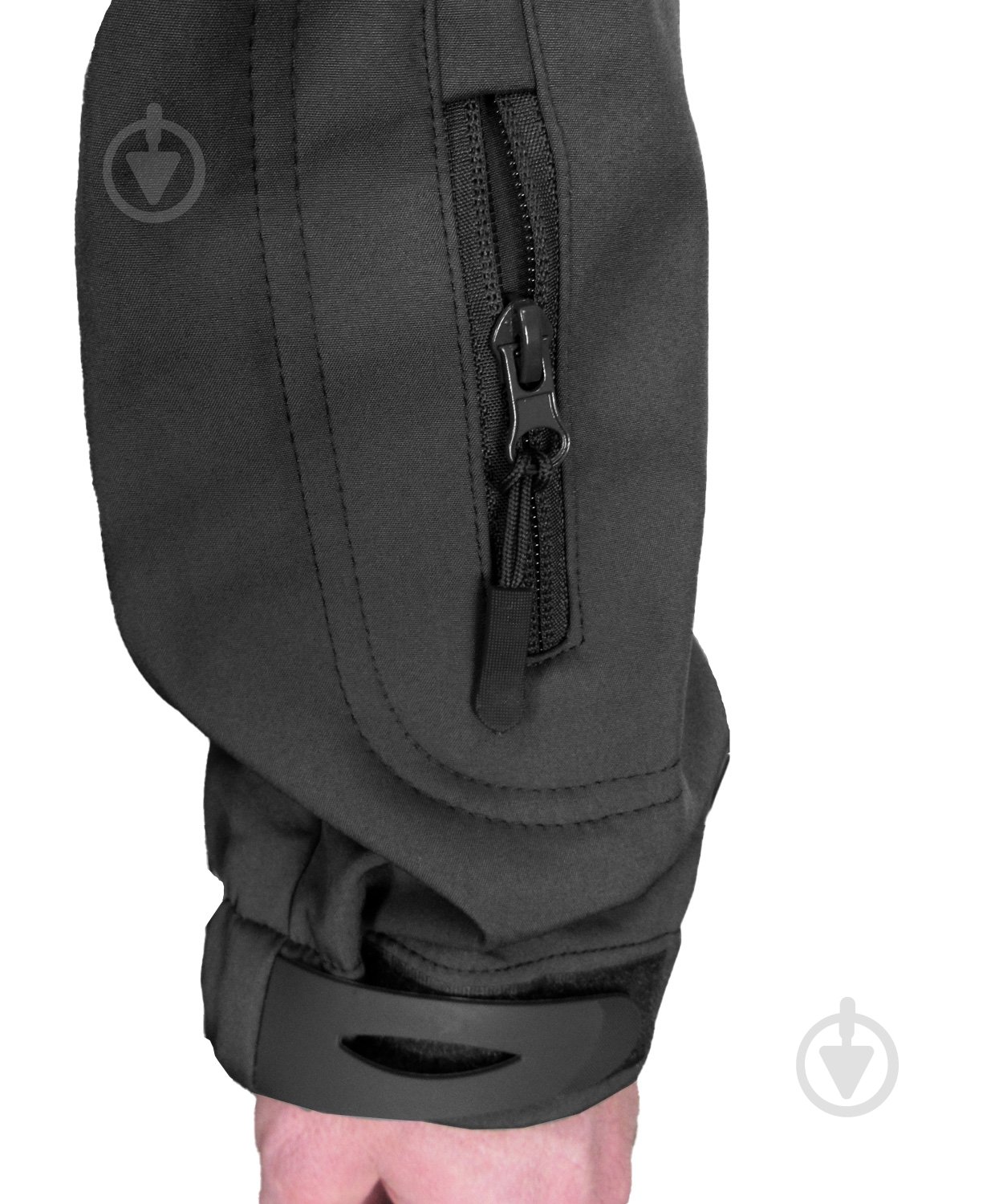 Куртка 1991 ТМ тактическая влагозащитная SoftShell, Black М 34123-JA-01-B-M р.M - фото 3