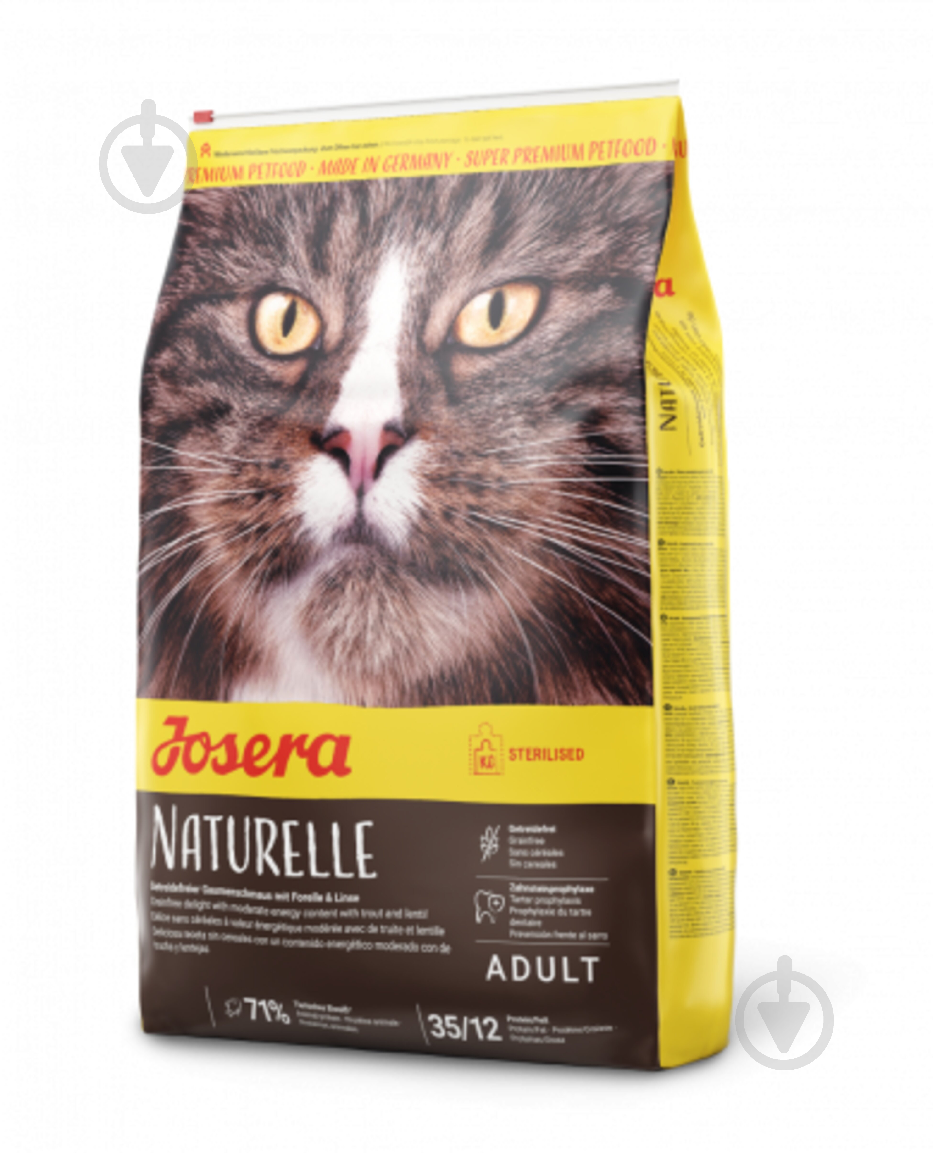 Корм Josera Naturelle Sterilized свійська птиця 10 кг - фото 1