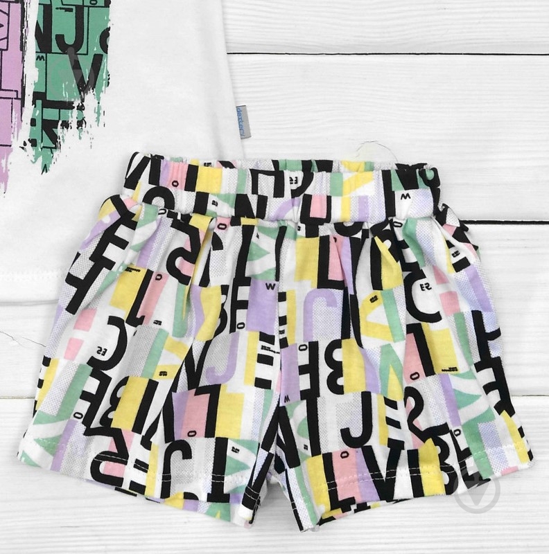 Комплект для девочек Dexter`s Inscriptions р.110 белый d127бкв - фото 3 Комплект для девочек Dexter`s Inscriptions р.110 белый d127бкв - фото 3