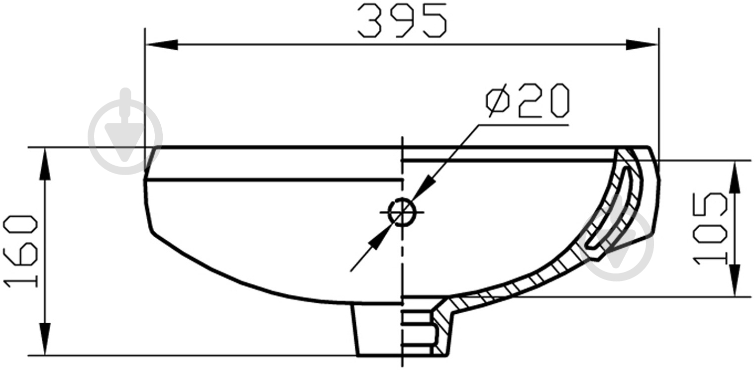 Умывальник Colombo Оригинал 40 S08224000 - фото 4 Умывальник Colombo Оригинал 40 S08224000 - фото 4