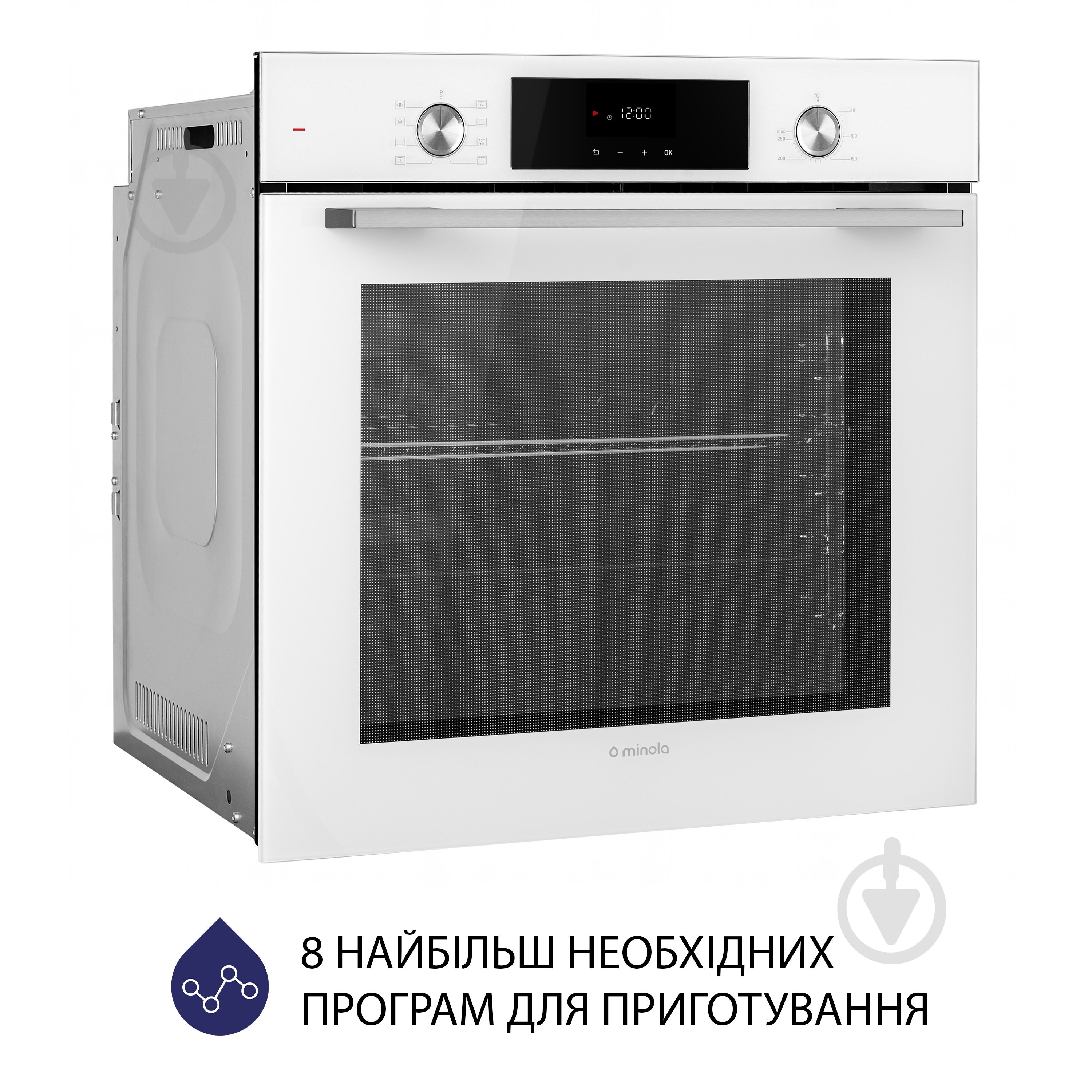 Духовой шкаф Minola EOD 6814 WH - фото 3