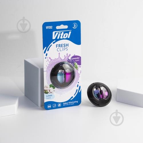 Ароматизатор на дефлектор Vitol Linen + Lavender VFC02 - фото 2