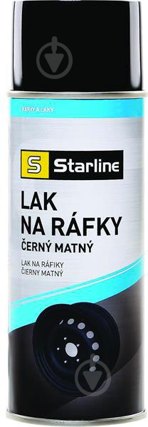 Краска аэрозольная черный STARLINE 400 мл ACST040 - фото 1 Краска аэрозольная черный STARLINE 400 мл ACST040 - фото 1