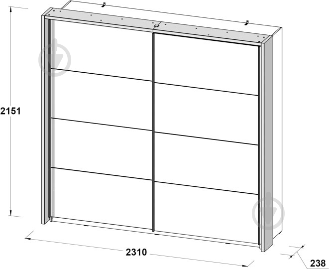 Рамка декоративная Forte Meble STARLET WHITE NPLZ02B - фото 4