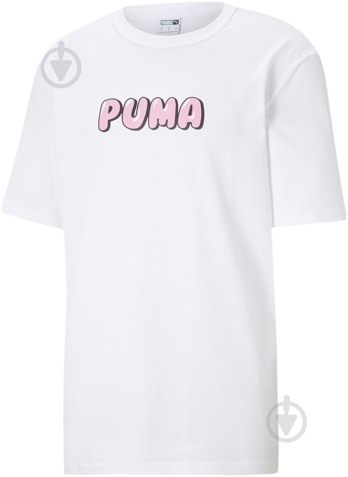 Футболка Puma Downtown Graphic Tee 53089902 р.L белый - фото 2