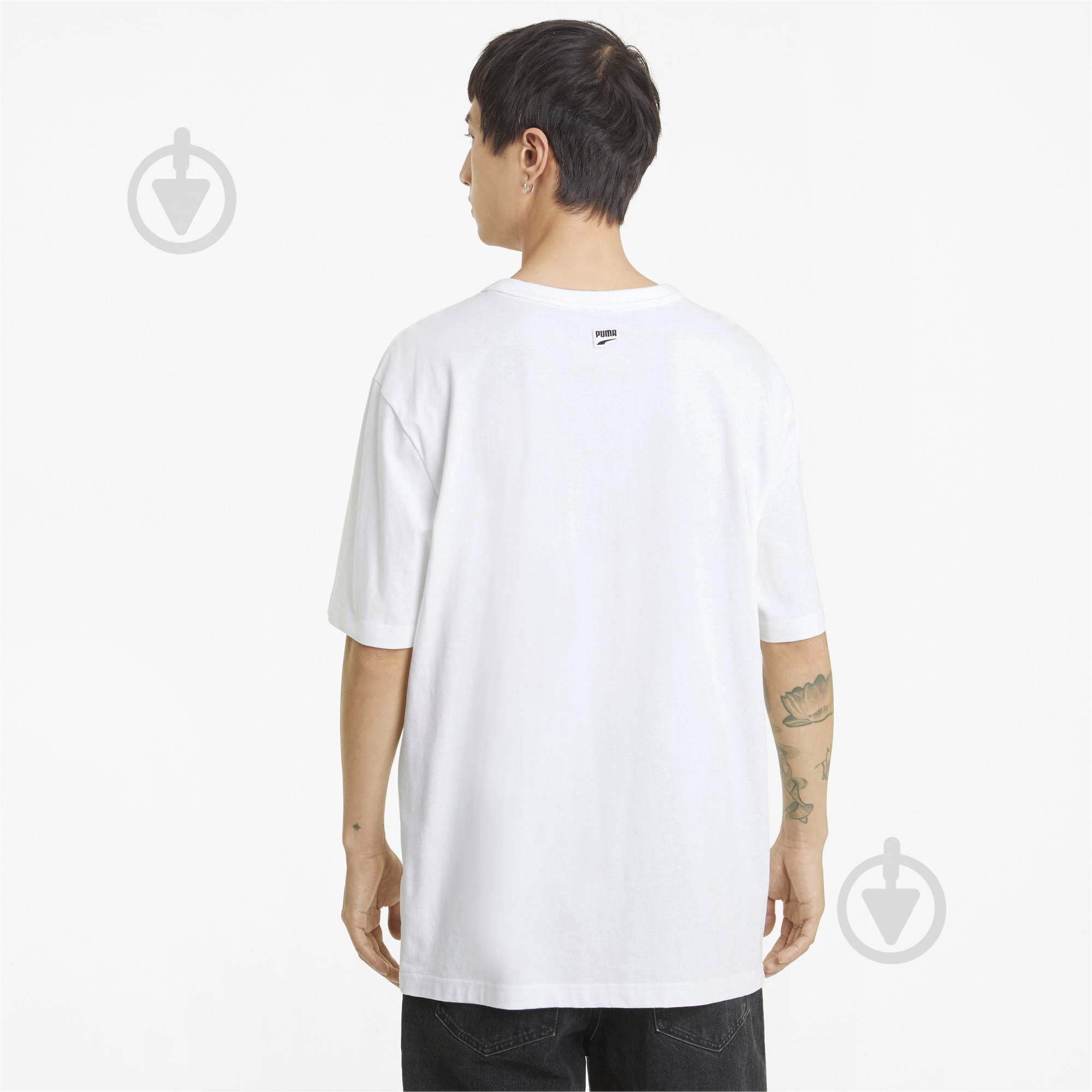 Футболка Puma Downtown Graphic Tee 53089902 р.L белый - фото 4