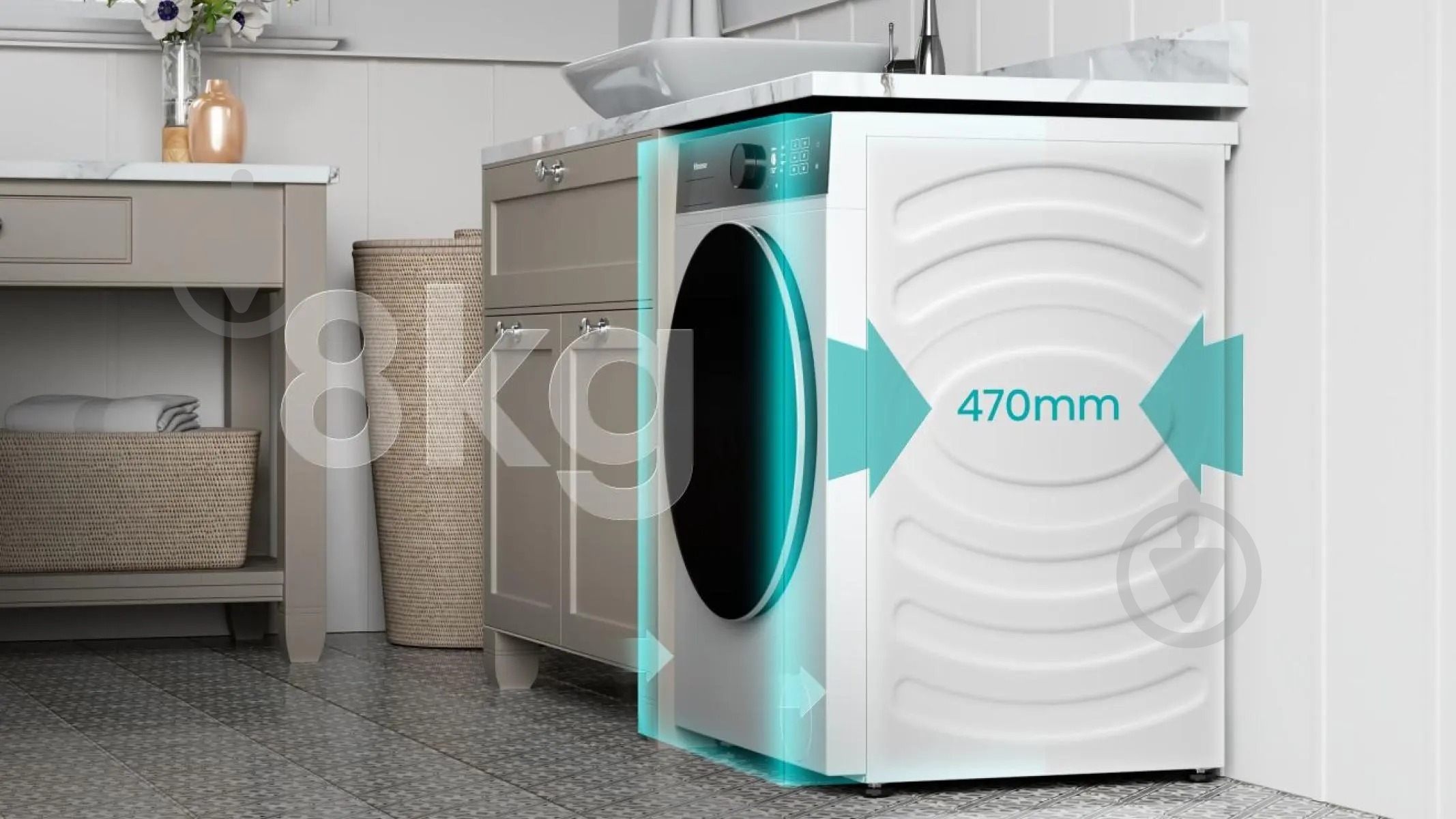 Стиральная машина Hisense WF5I8043BWF - фото 17