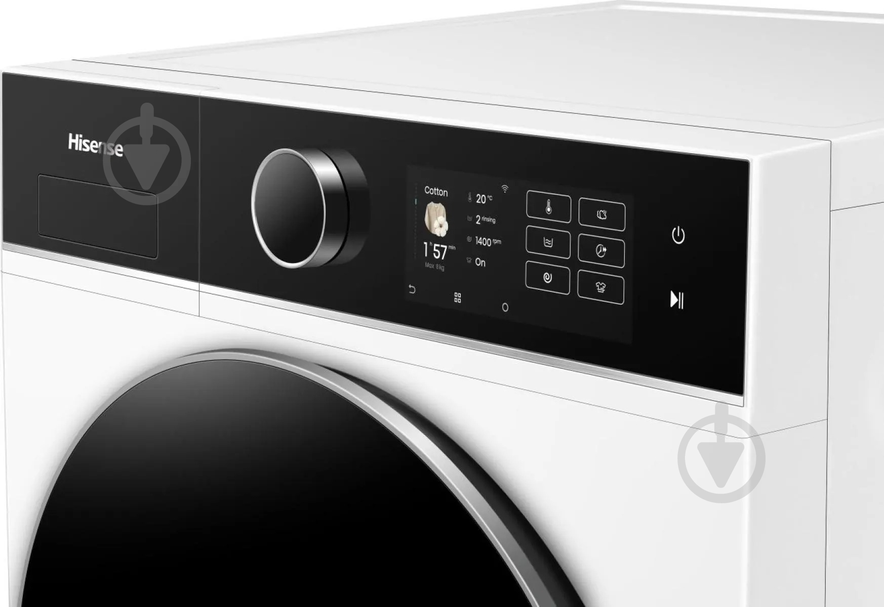Стиральная машина Hisense WF5I8043BWF - фото 10