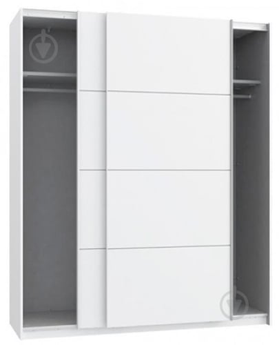 Шкаф-купе Forte Meble STARLET WHITE STPS324E1 2D 2100х2001х620 мм белый (УТ0015078:C04 Білий) - фото 2