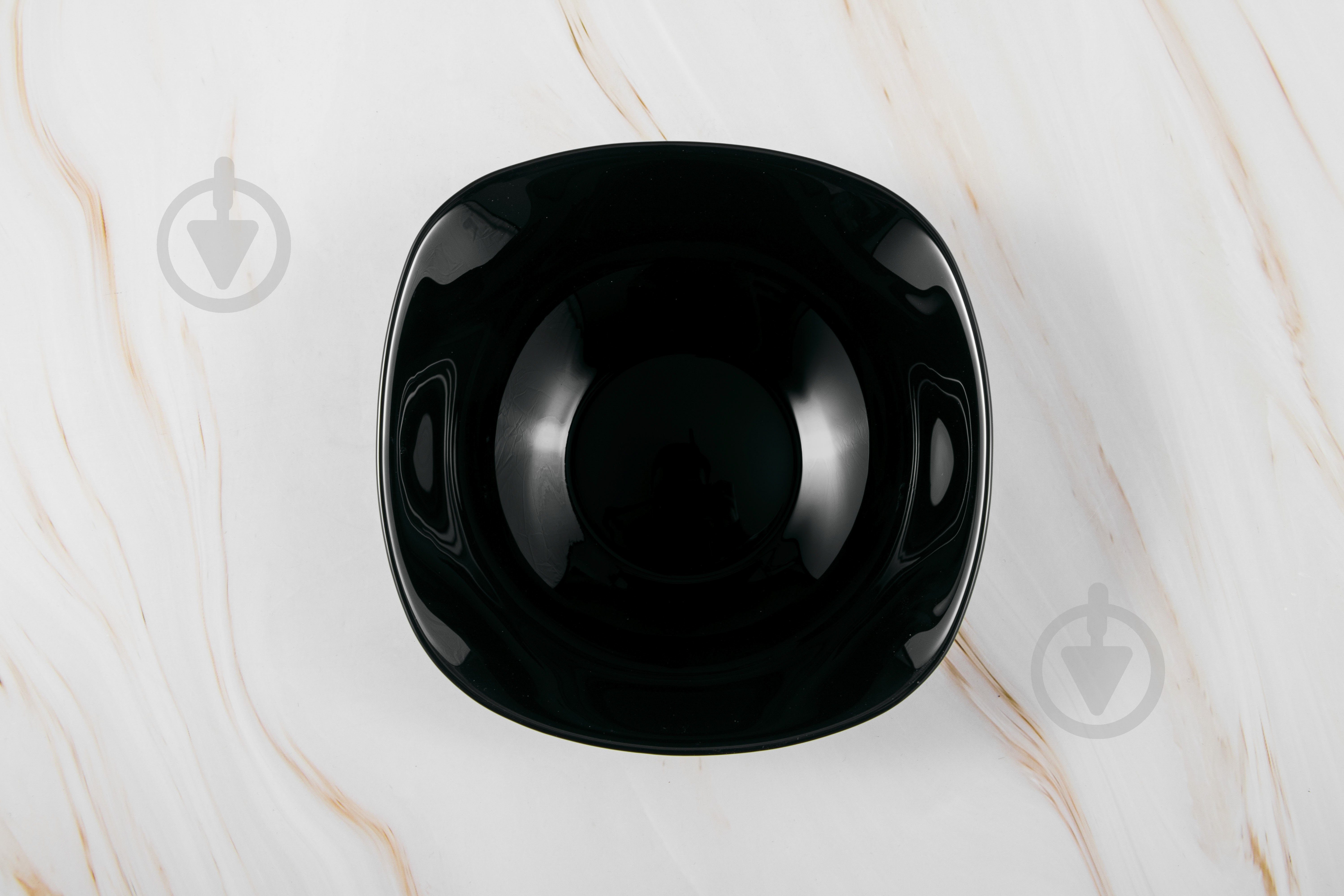 Тарелка для супа Vittora Black Square 23 см - фото 3 Тарелка для супа Vittora Black Square 23 см - фото 3