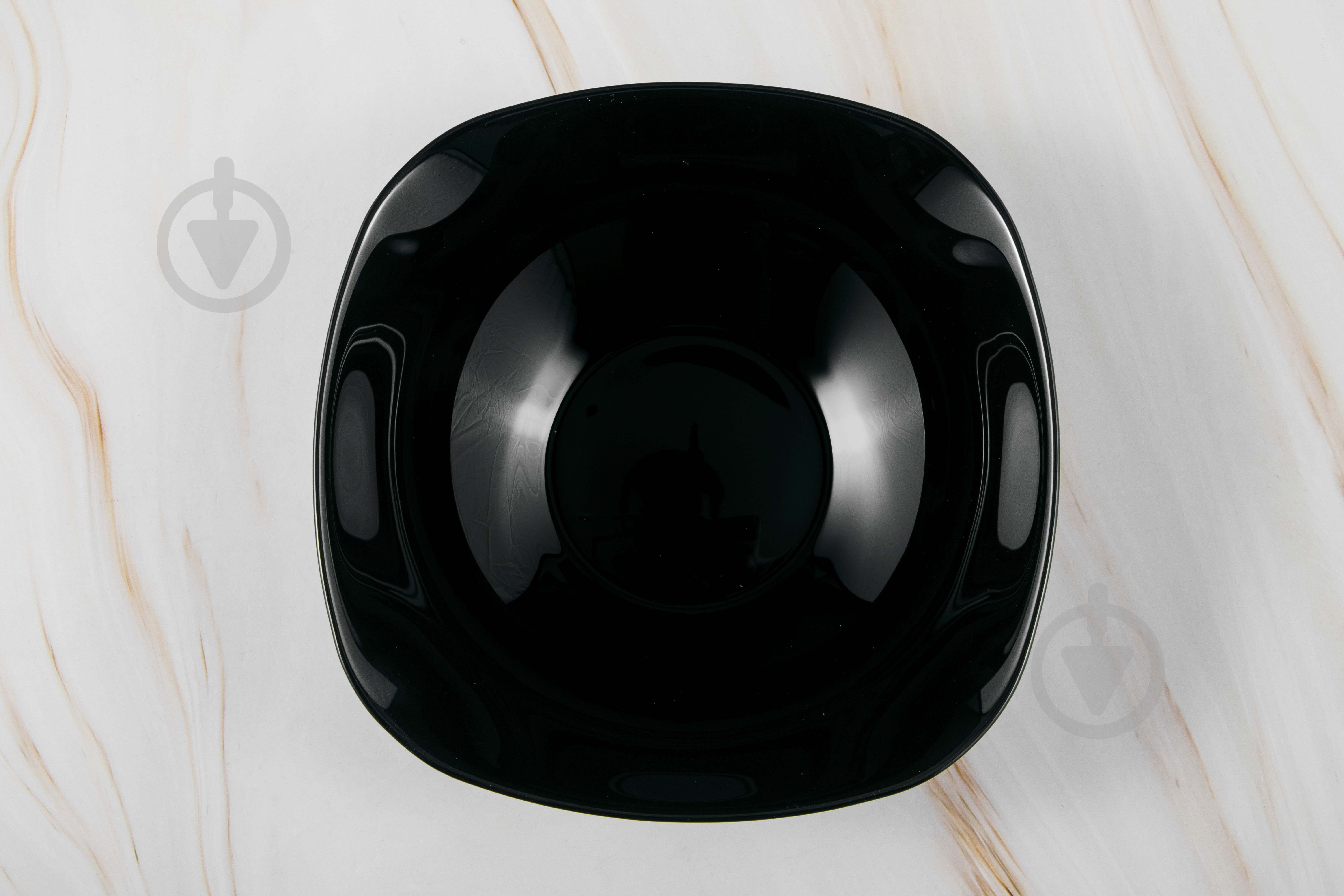 Тарелка для супа Vittora Black Square 23 см - фото 2 Тарелка для супа Vittora Black Square 23 см - фото 2