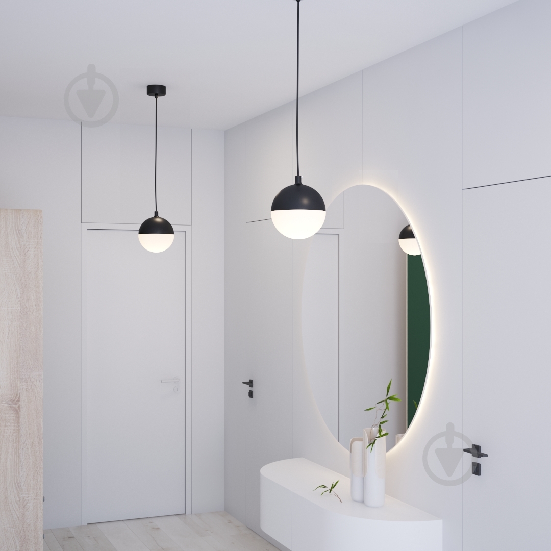 ВІТРИНА! Підвіс Hopfen LED 1x7 Вт чорний KUGEL 7W 4000K BK - фото 4 ВІТРИНА! Підвіс Hopfen LED 1x7 Вт чорний KUGEL 7W 4000K BK - фото 4