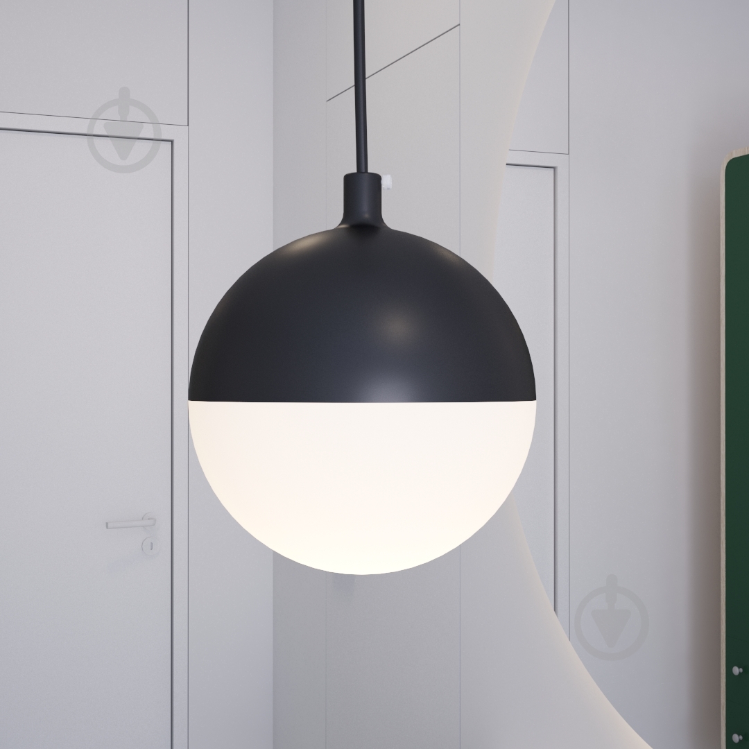 ВІТРИНА! Підвіс Hopfen LED 1x7 Вт чорний KUGEL 7W 4000K BK - фото 7 ВІТРИНА! Підвіс Hopfen LED 1x7 Вт чорний KUGEL 7W 4000K BK - фото 7