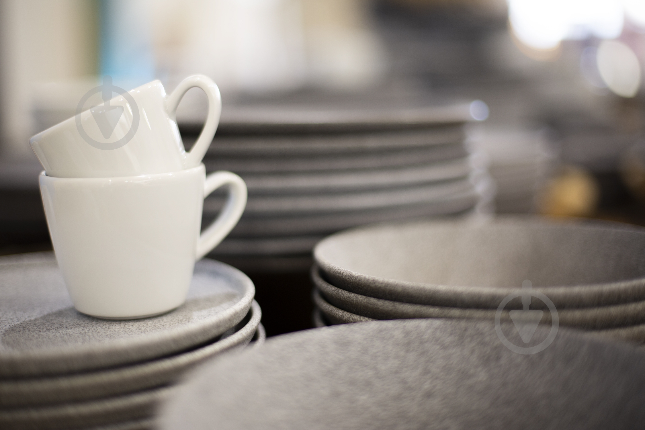 Тарелка обеденная G.Benedikt 24 см серая полированная G4Y2124Granit - фото 8